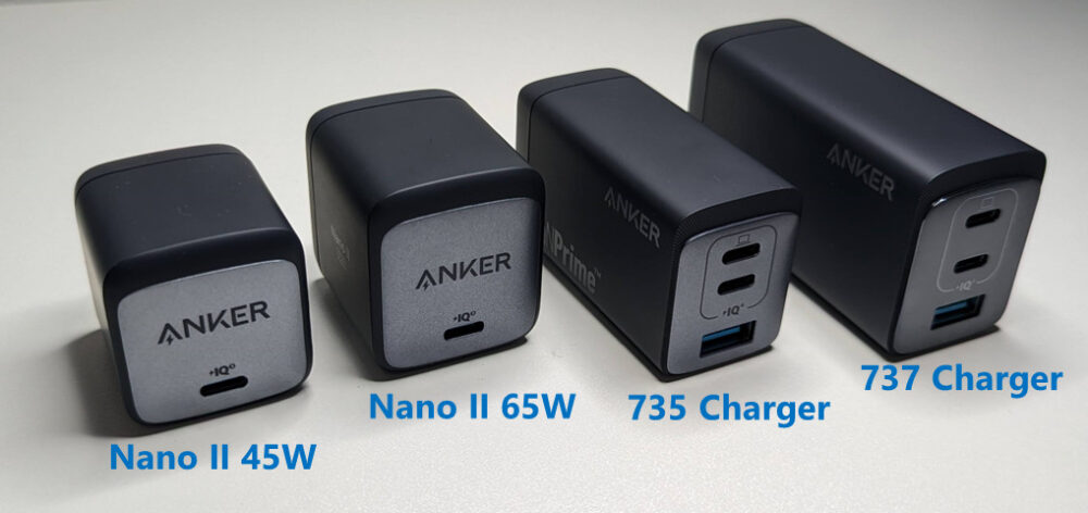 プラグ折り畳み式】Anker小型USB PD充電器Nano IIシリーズとCharger